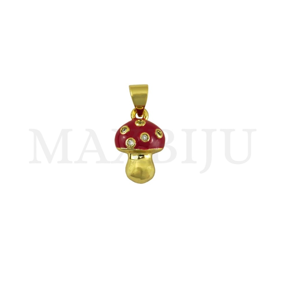 10x15mm Rhodium-Rlated Pendant.
