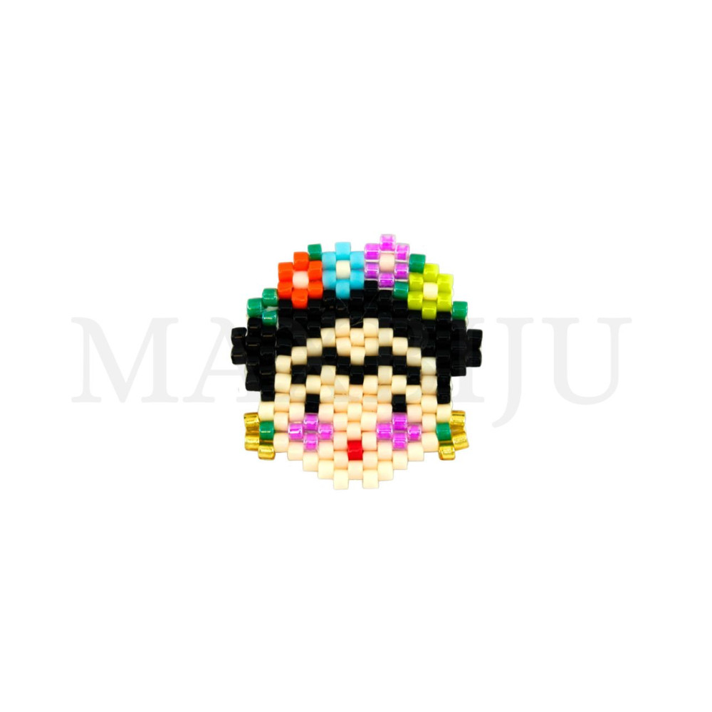 Miyuki Pendant, 22x23mm.