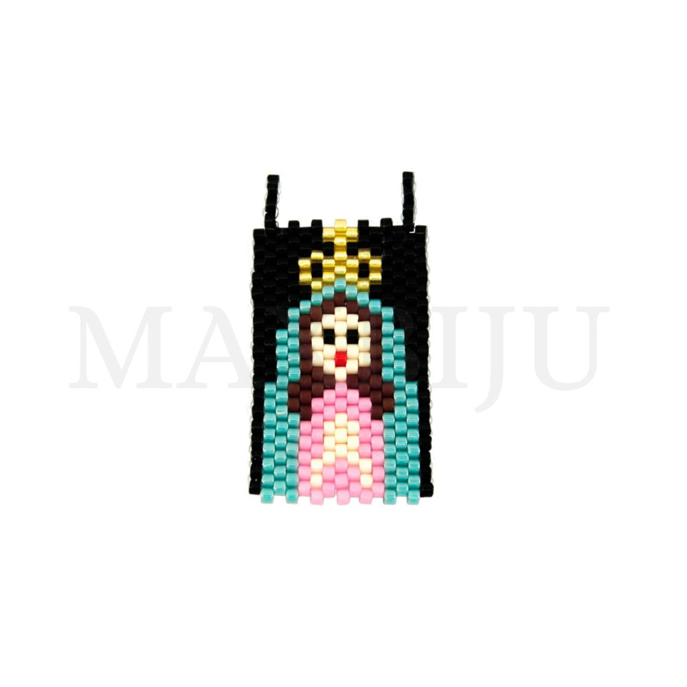 Miyuki Pendant, 20x38mm.