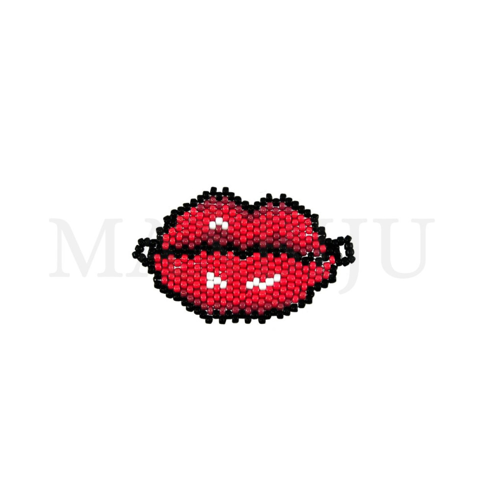 Miyuki Pendant – Mouth 39x25mm.