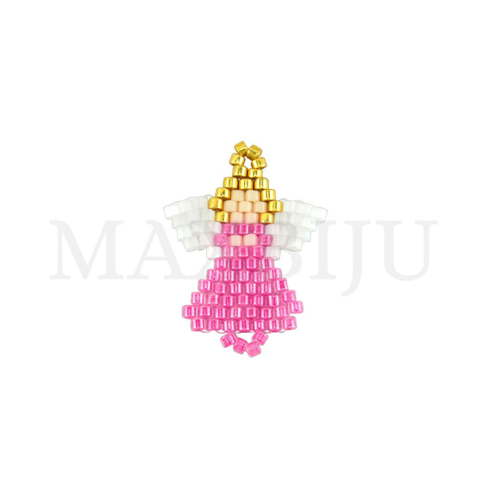 Miyuki Pendant – Angel 17x24mm.