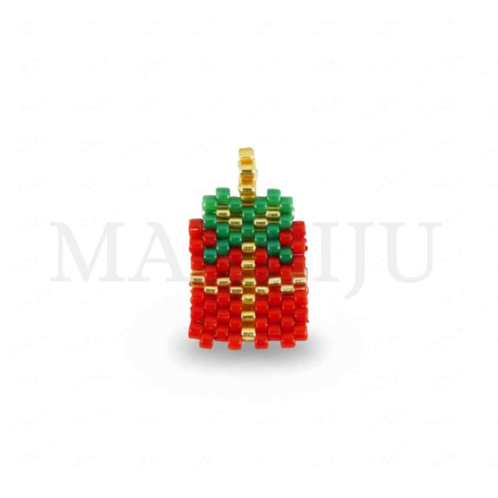 Christmas Gift Miyuki Pendant 12x21mm