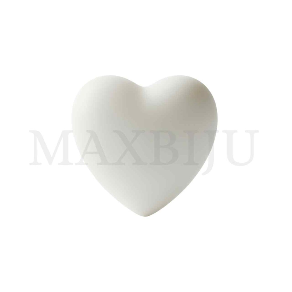 Silicone Beads Heart 21x17mm