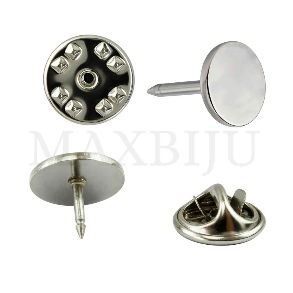 Steel Brooch Pin Holder 12mm