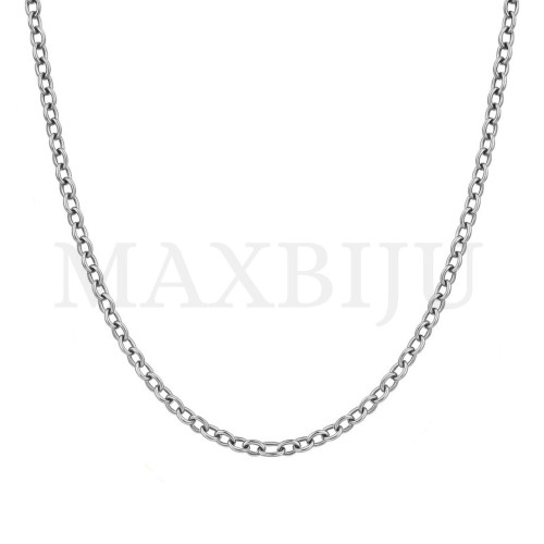 0.5mm Steel Oval Links Chain (45mm)