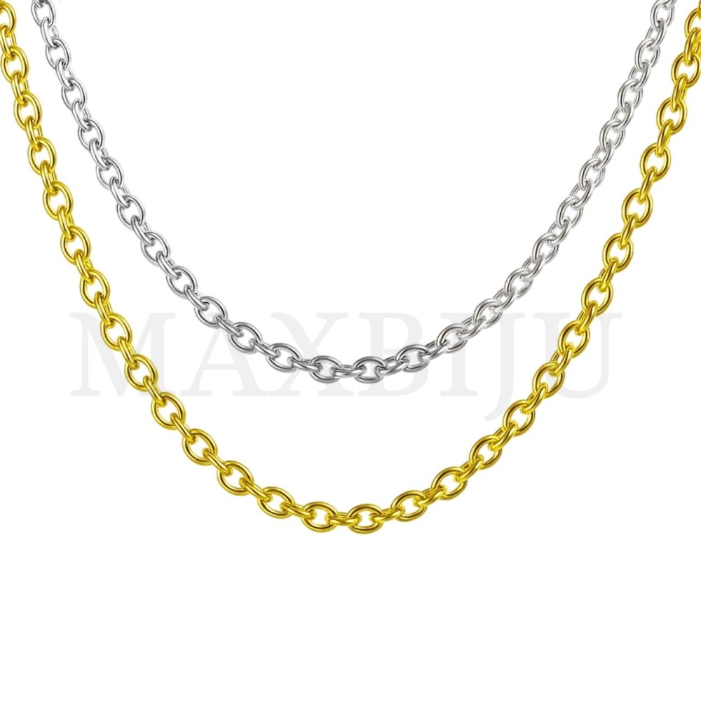0.6mm Steel Oval Links Chain (45mm)