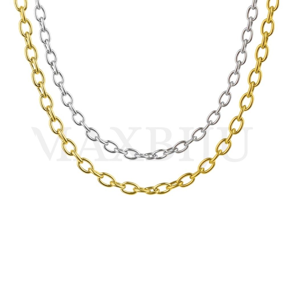 1.0mm Steel Oval Links Chain (45mm)