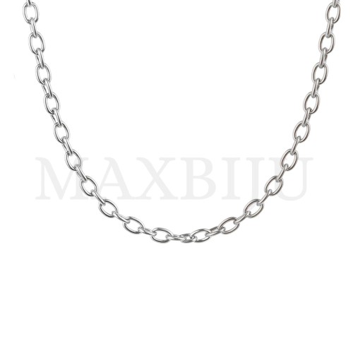 1.0mm Steel Oval Links Chain (45mm)