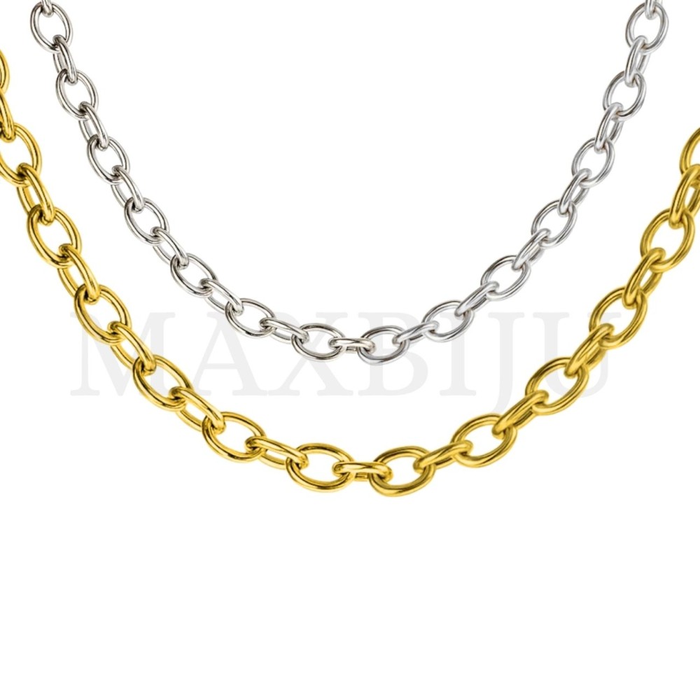 1.5mm Steel Oval Links Chain (75mm)