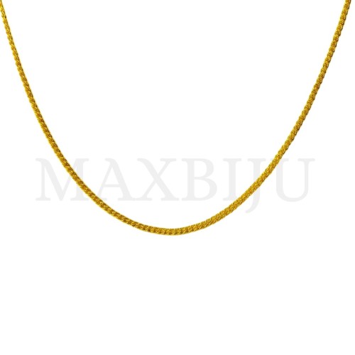 0.4mm Steel Oval Links Rope Chain Brushed (45mm)