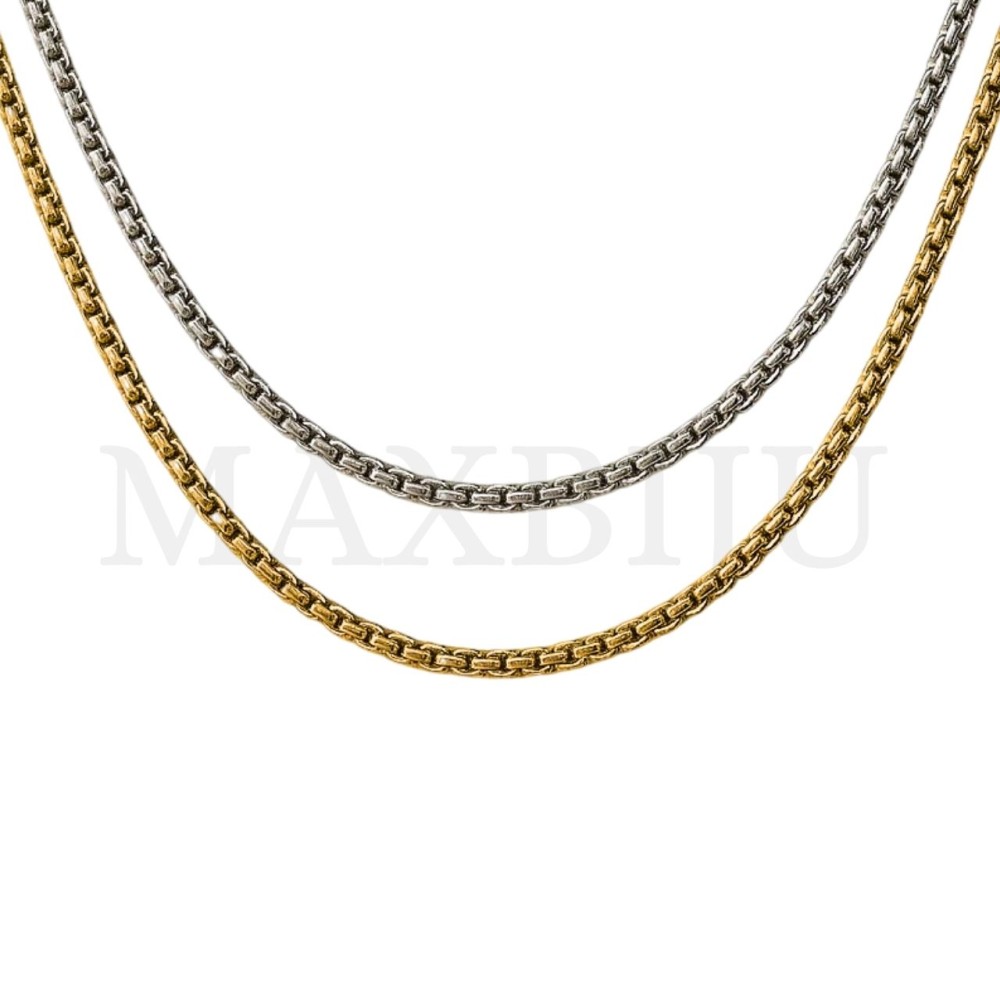 2.5mm Steel Box Chain (60mm)