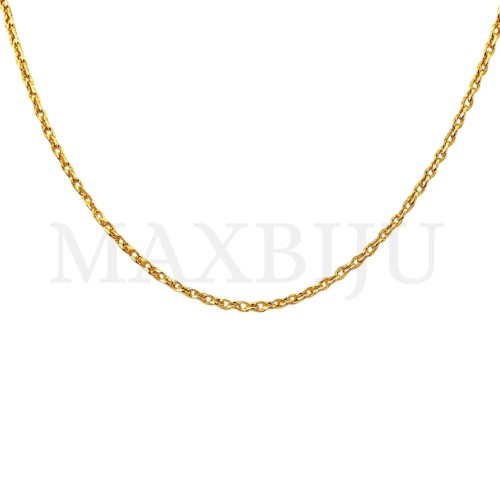 0.6mm Steel Oval Links Chain (45mm) - 12 pieces