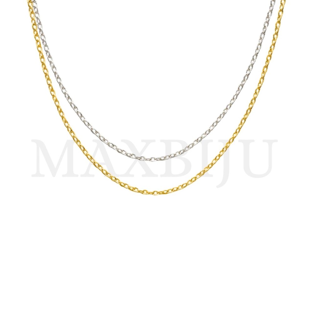 0.3mm Steel Cable Chain (45mm) - 12 pieces