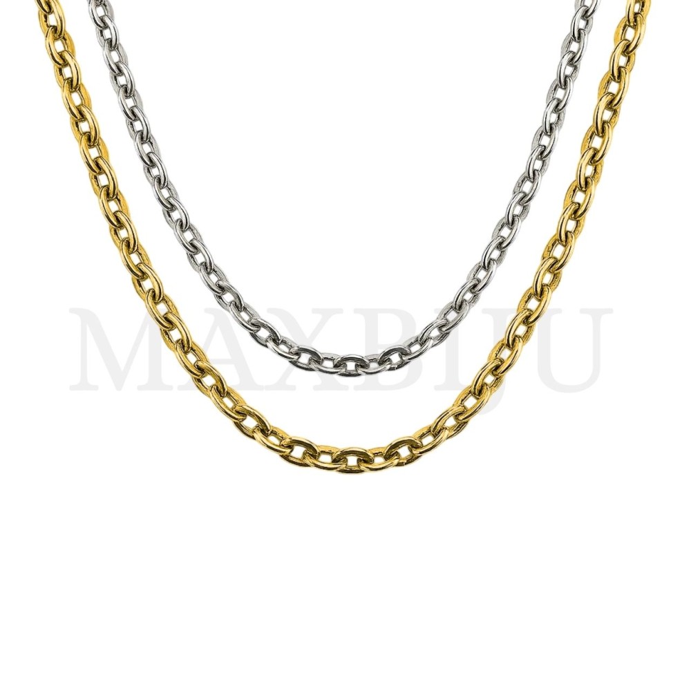 1.2mm Steel Cable Chain (45mm) - 12 pieces