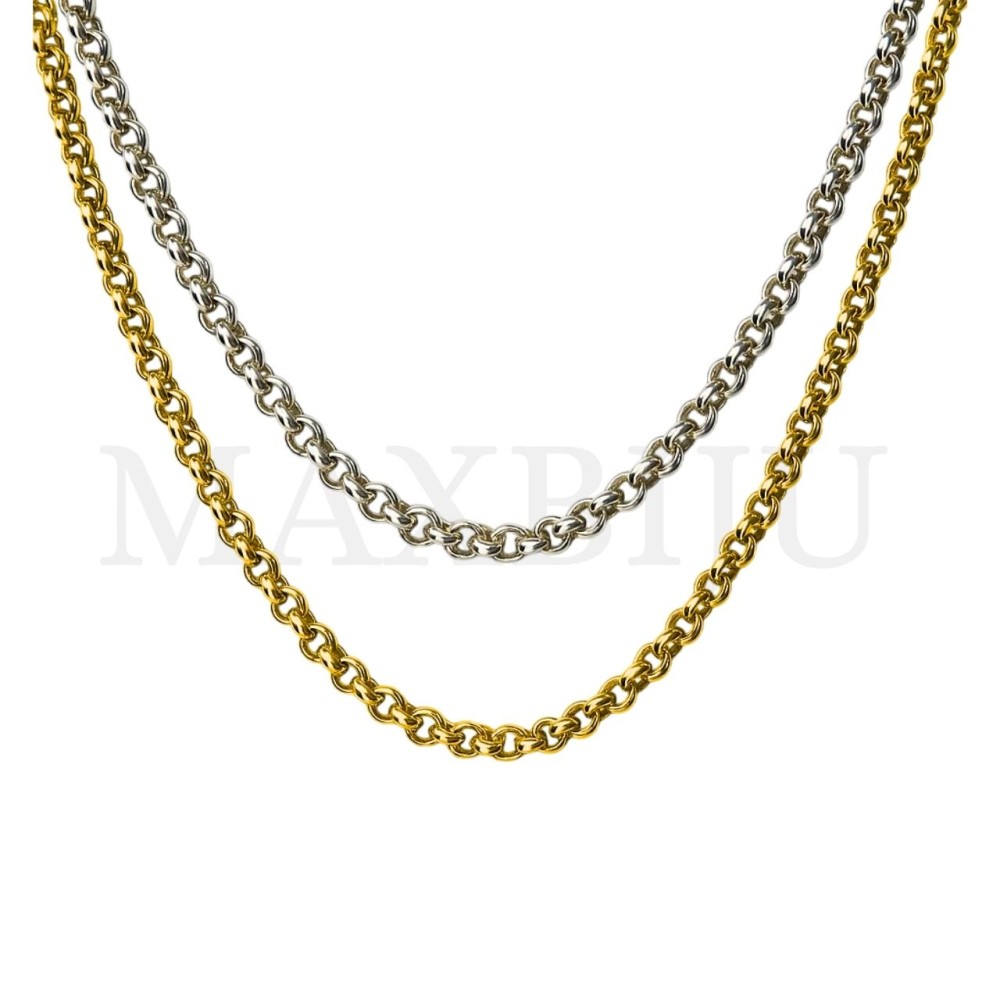 2.5mm Steel Belcher Links Chain (45mm) - 12 pieces