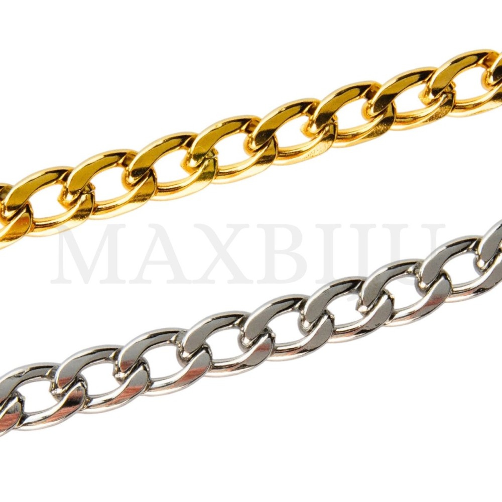 2.0mm NK 1:1 Steel Figaro Links Chain - Coil