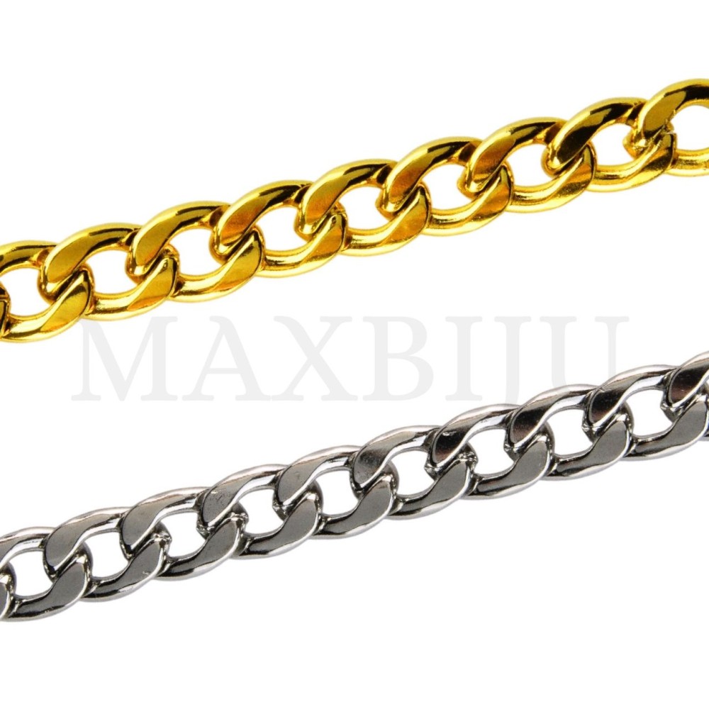 2.5mm NK 1:1 Steel Figaro Links Chain - Coil