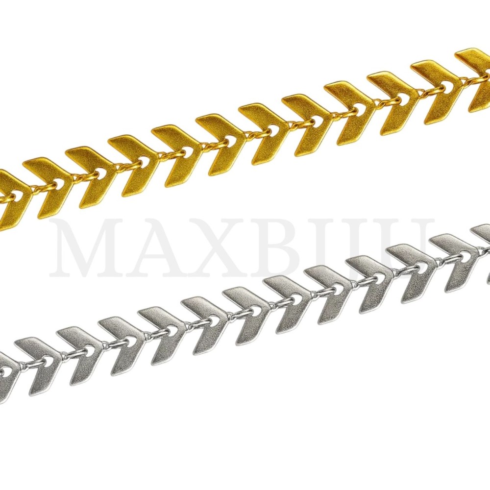 Stainless Steel Chevron Chain - Coil