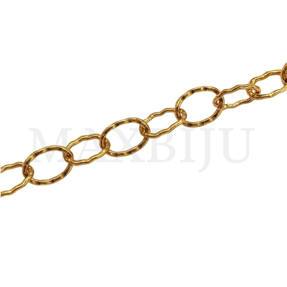 0.8x6.2x8.8 Stainless Steel Crimped Oval Link Chain - Coil