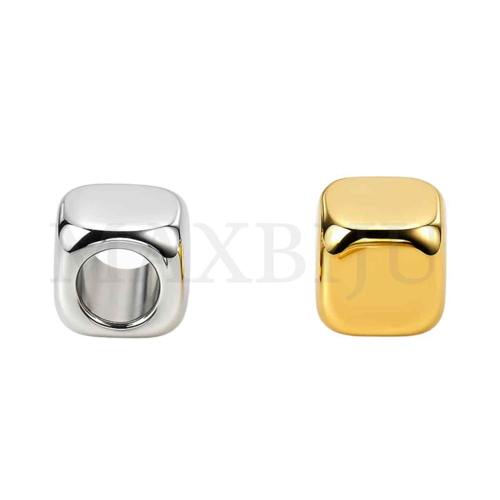 Stainless Steel Cube Beads 2mm