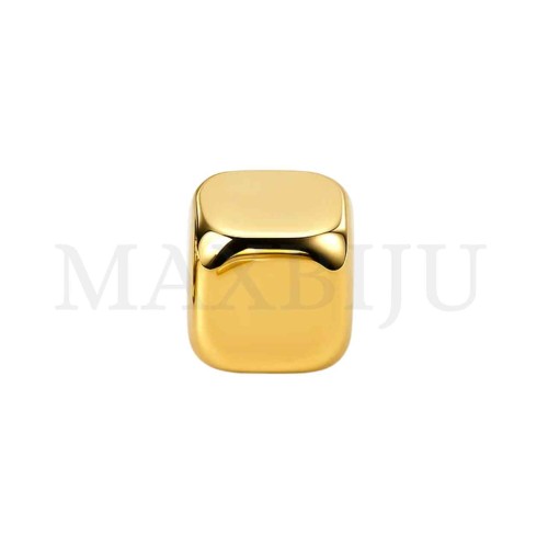 Stainless Steel Cube Beads 2mm