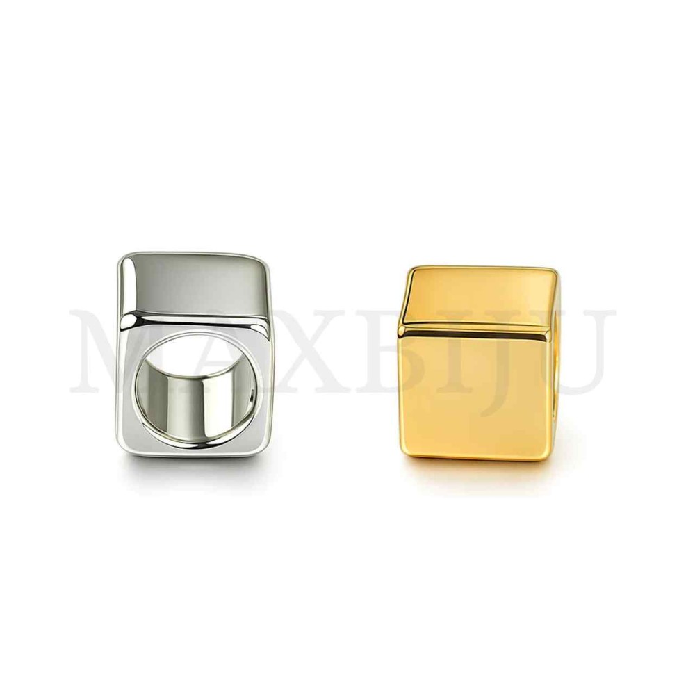 Stainless Steel Cube Beads 3mm