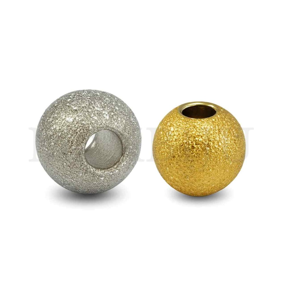 Matte Steel Round Beads 4mm