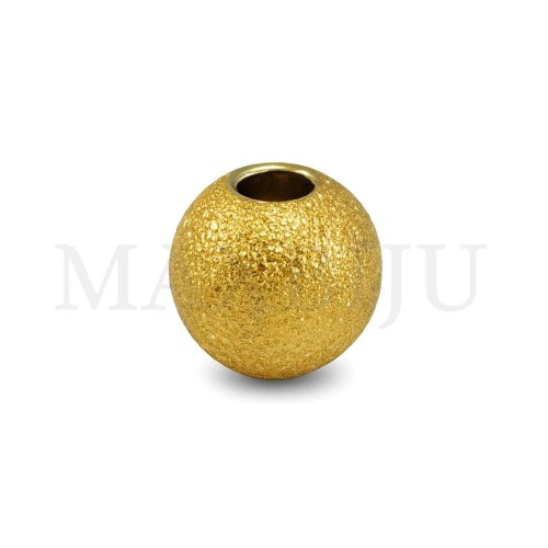 Matte Steel Round Beads 6mm