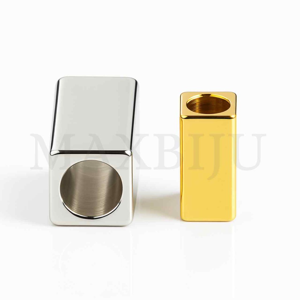 Stainless Steel Rectangular Beads 7mm