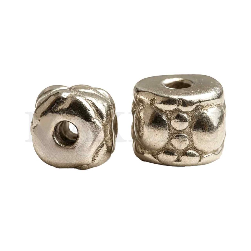 Stainless Steel Bead with Pattern
