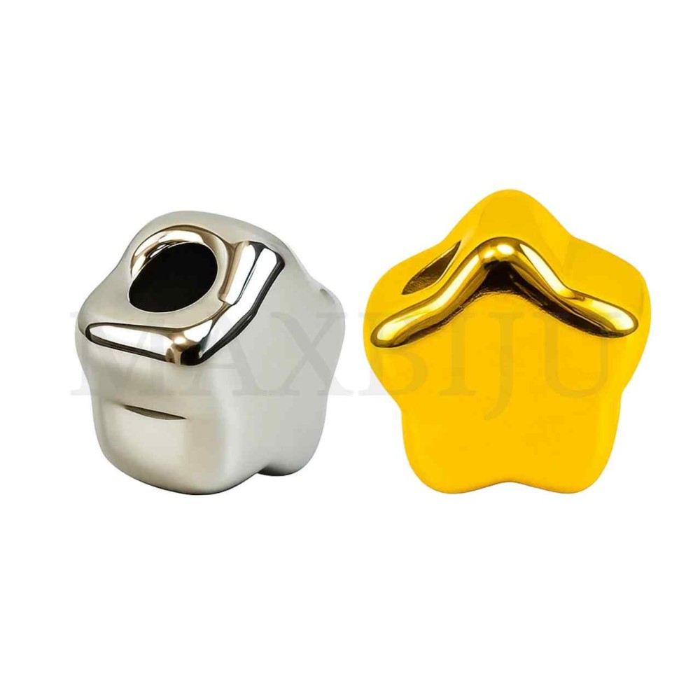 Stainless Steel Flower Bead 