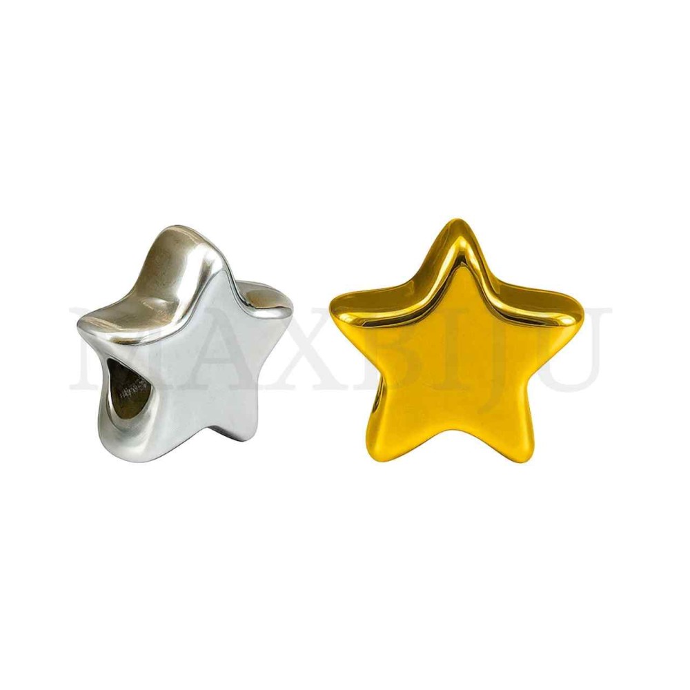 Stainless Steel Star Bead