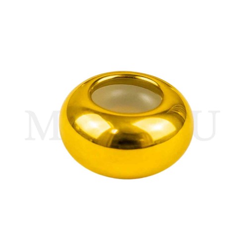 Stainless Steel Round Beads 6mm with Rubber