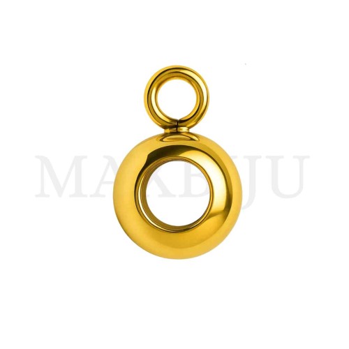 Stainless Steel Round Beads with Ring 6mm