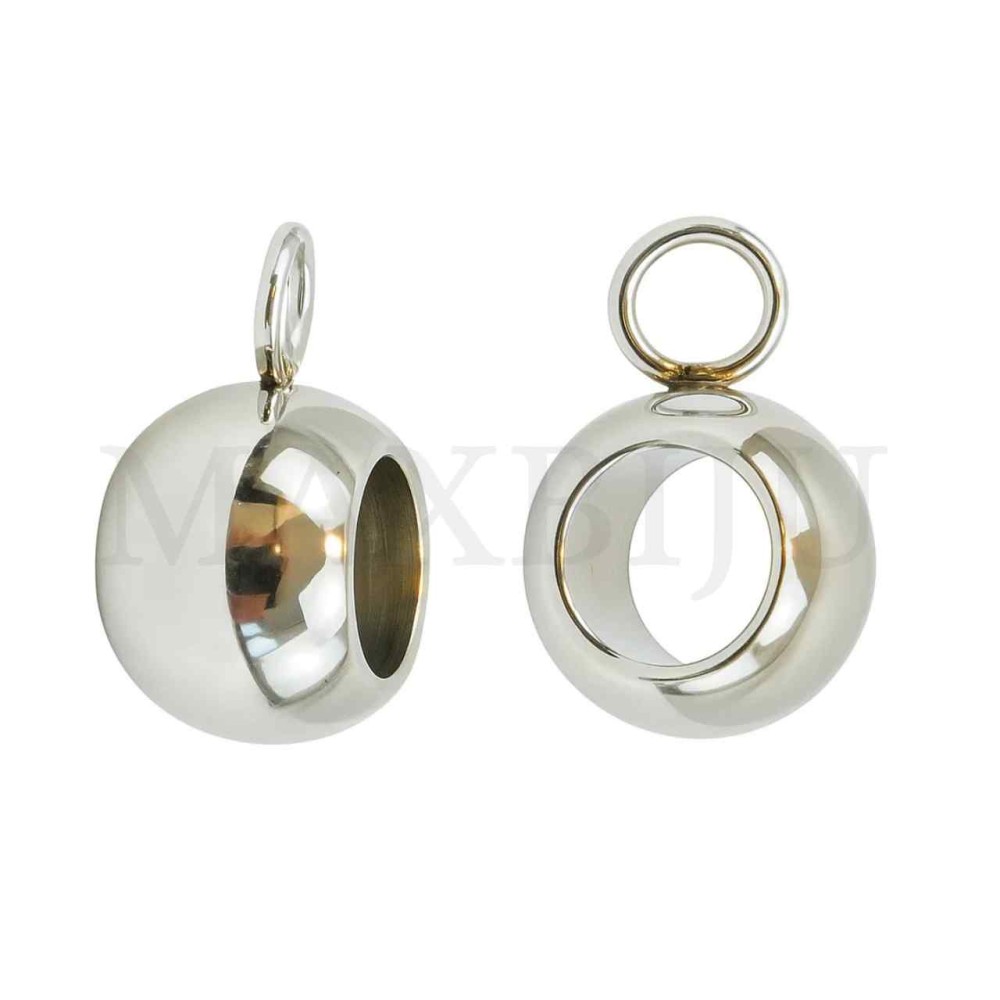 Stainless Steel Round Beads with Ring 7mm