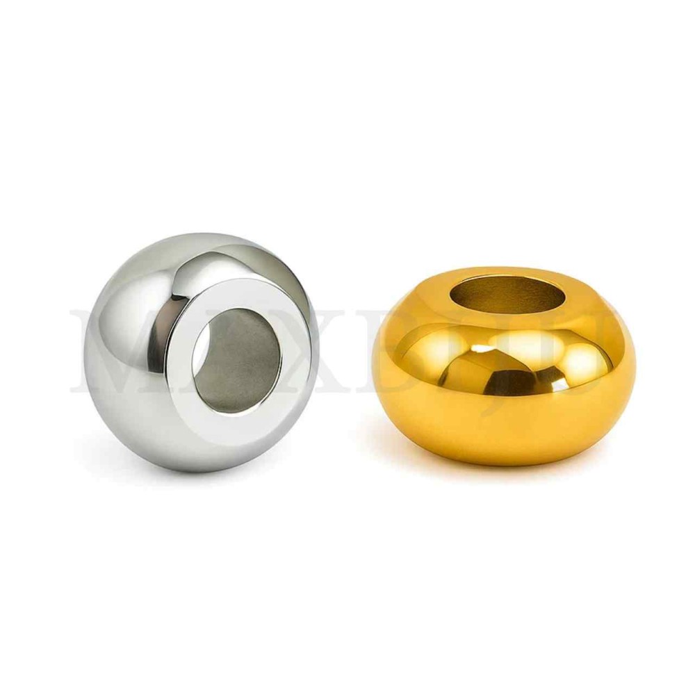 Stainless Steel Round Disc Beads 4mm