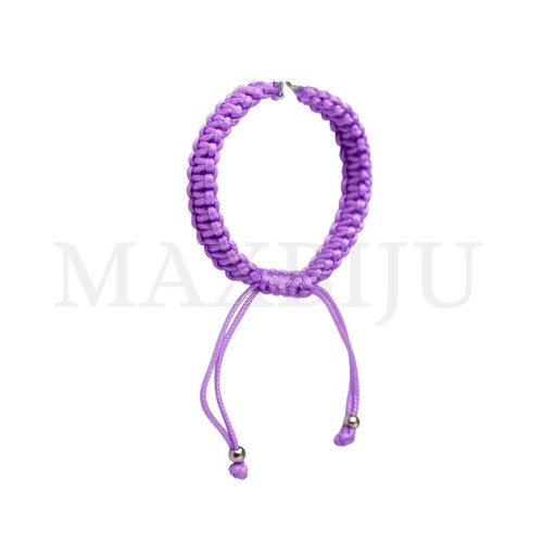 Steel Semi-Ready Adjustable Macrame Bracelet