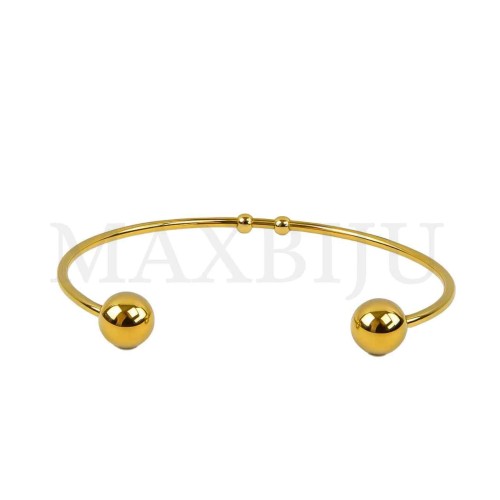 Steel Semi-Ready Bracelet with Beads