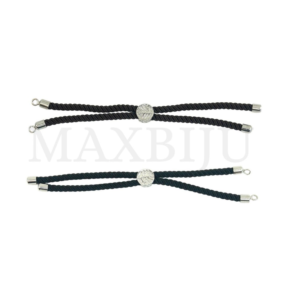 Ródio Semi-Ready Bracelet with Beads