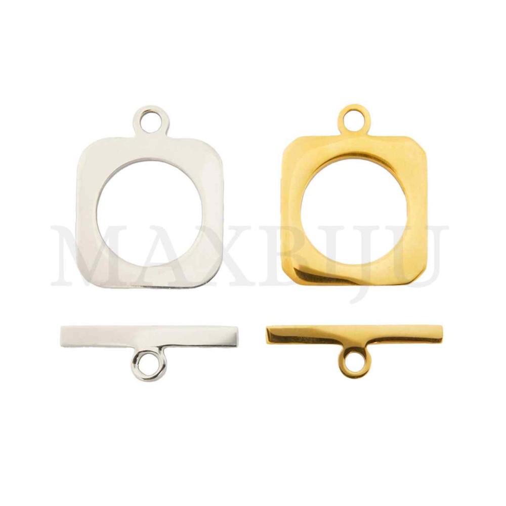 Steel T Square Clasp 21mm