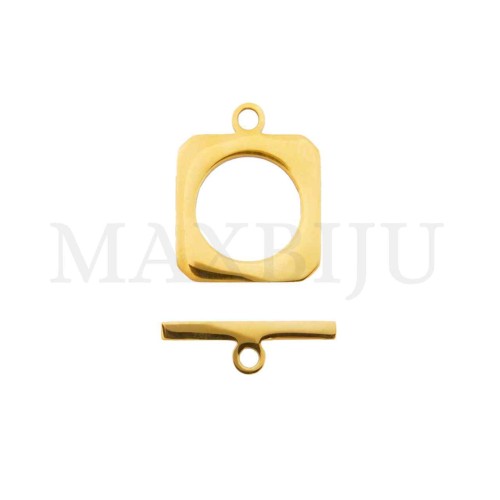 Steel T Square Clasp 21mm