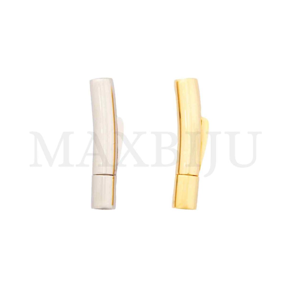 Steel Bayonet Clasp for 4mm Leather Cord