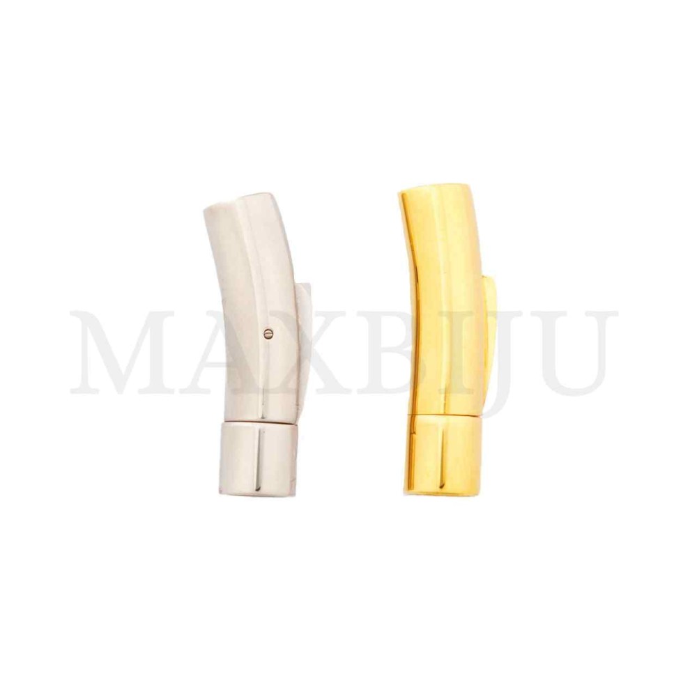 Steel Bayonet Clasp for 6mm Leather Cord