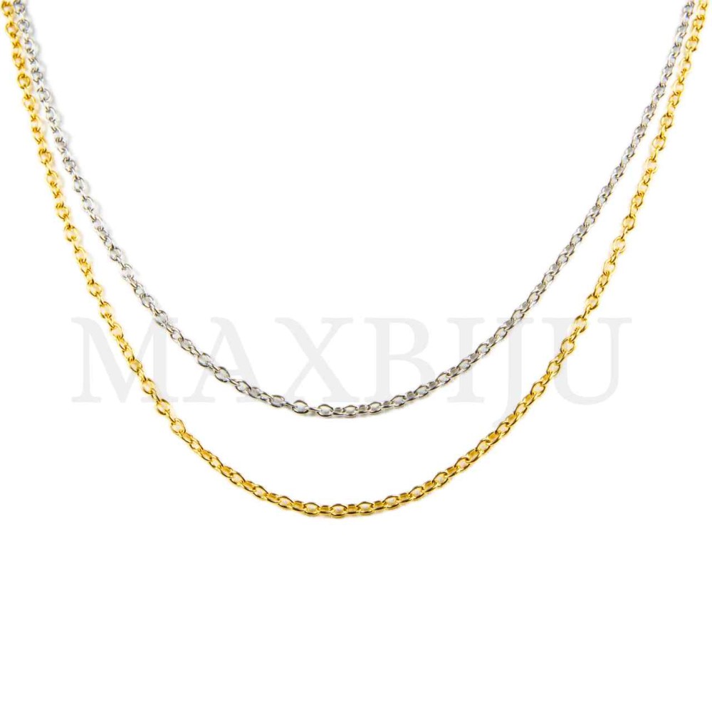 0.5mm Steel Oval Links Chain (45mm)