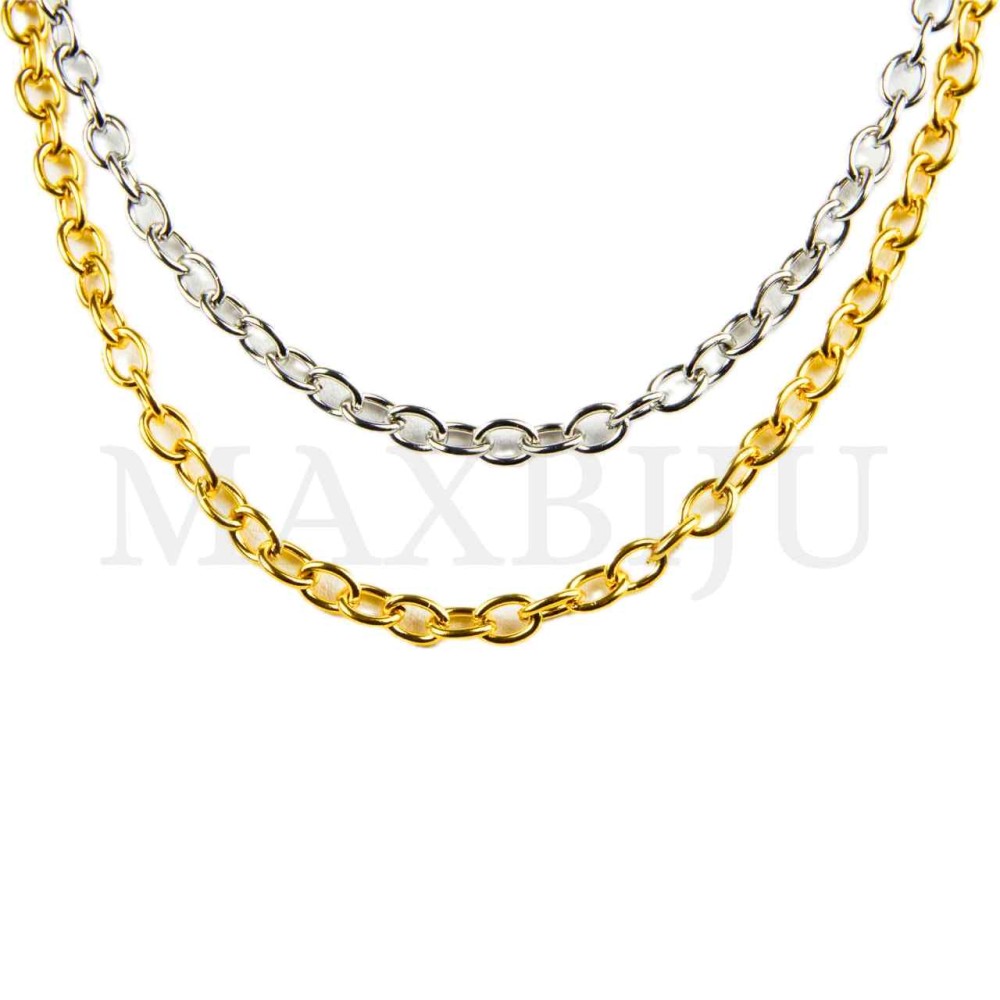 1.2mm Steel Oval Links Chain (45mm)