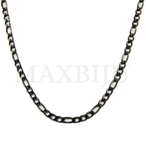 1.2mm NK 3:1 Steel Figaro Links Chain (60mm)