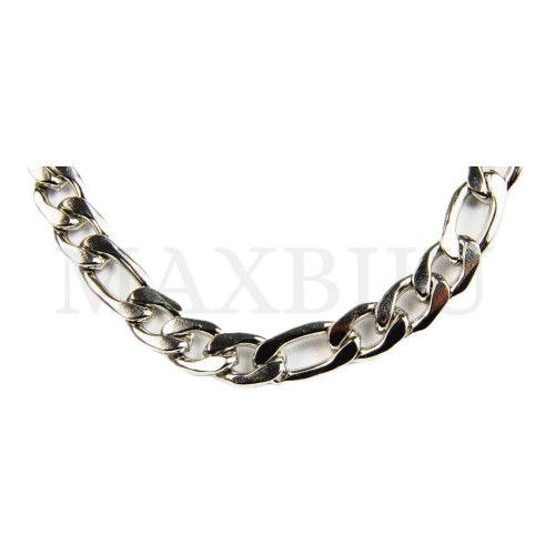 1.2mm NK 3:1 Steel Figaro Links Chain (60mm)