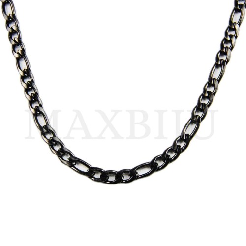 1.6mm NK 3:1 Steel Figaro Links Chain (60mm)