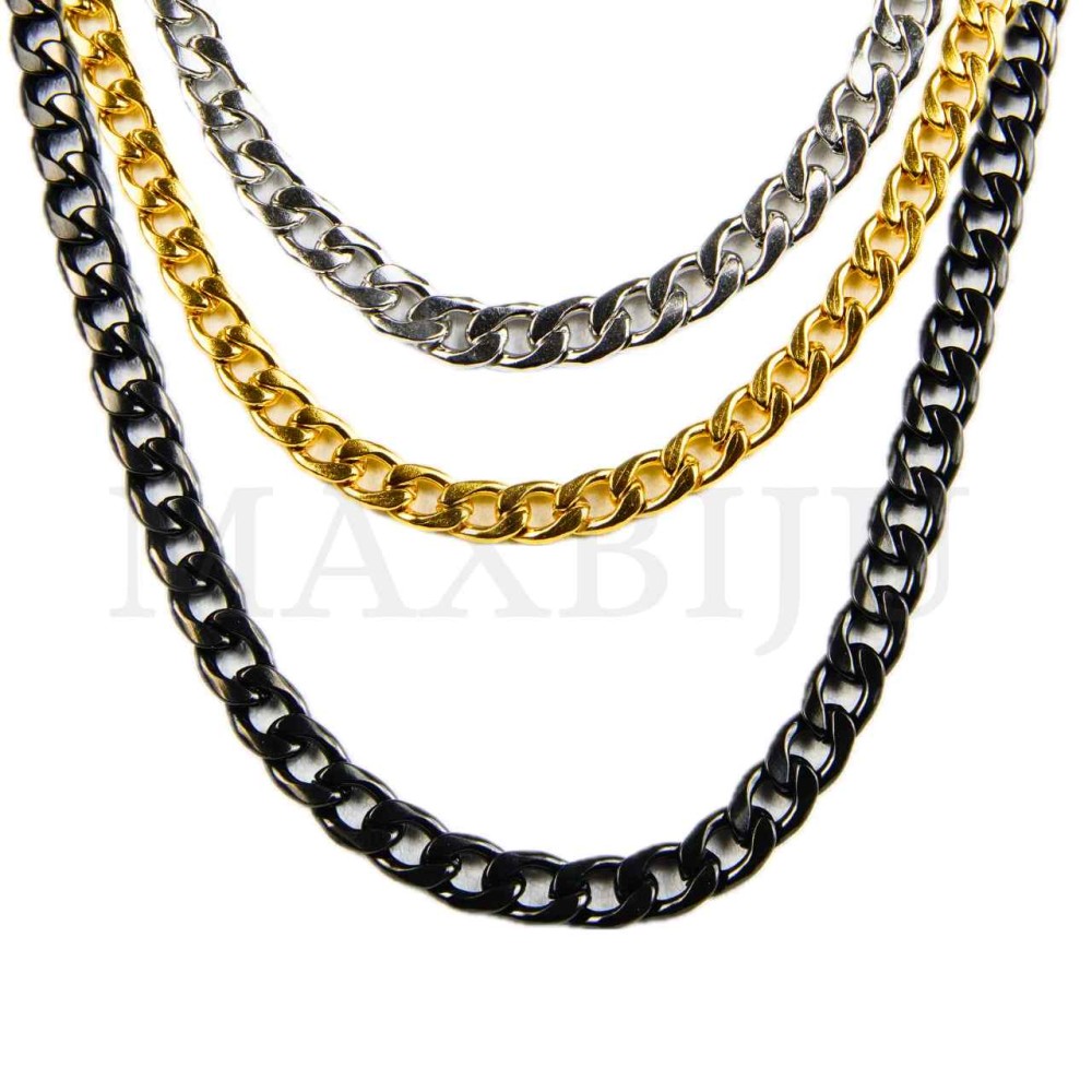 1.6mm NK 1:1 Steel Figaro Links Chain (60mm)