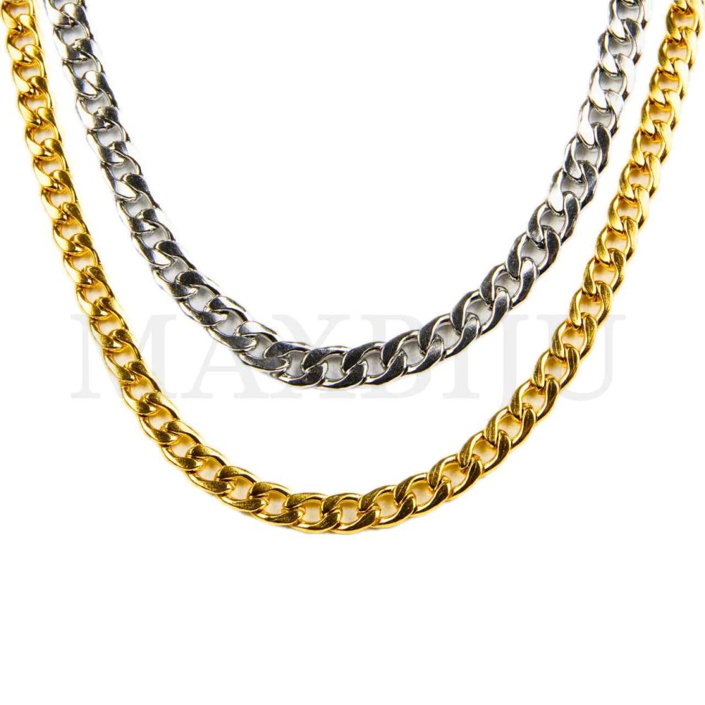 1.6mm NK 1:1 Steel Figaro Links Chain (80mm)